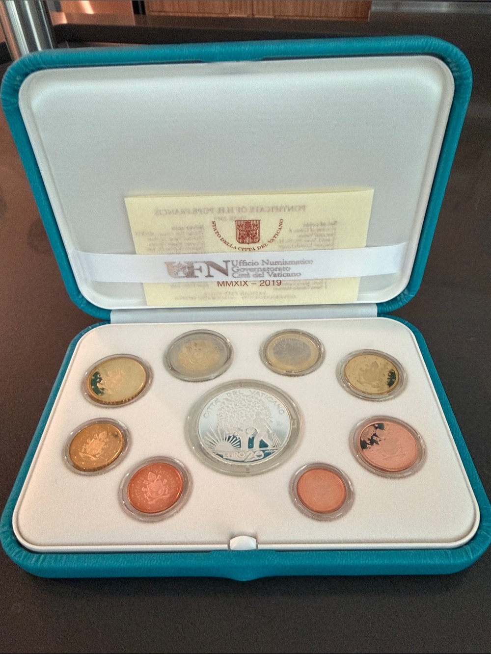 Official 2019 Vatican City Proof Euro Coin Set